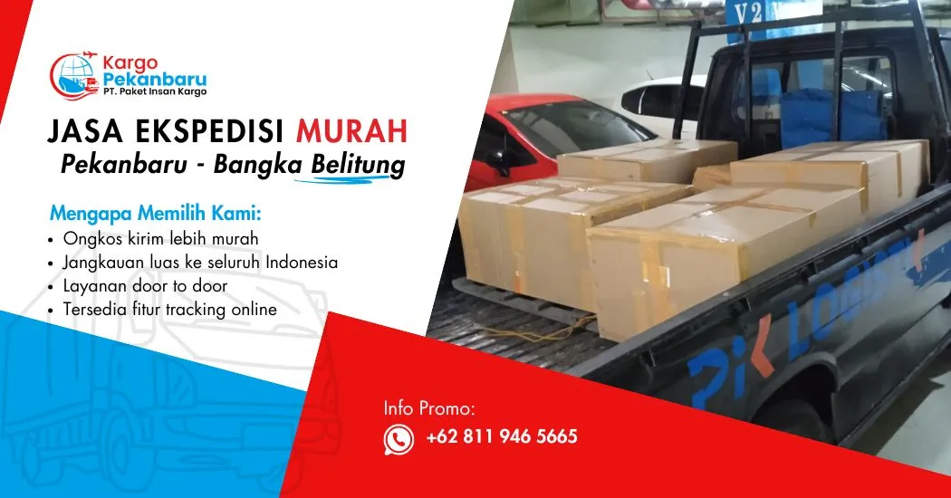 Jasa Ekspedisi Murah dari Pekanbaru ke Provinsi Bangka Belitung