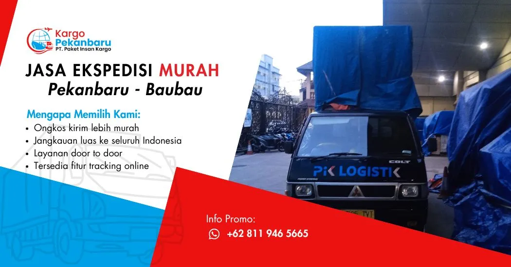 Jasa Ekspedisi Murah Pekanbaru ke Baubau