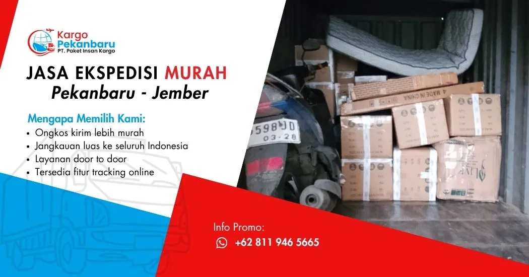 Jasa Ekspedisi Murah Pekanbaru ke Jember