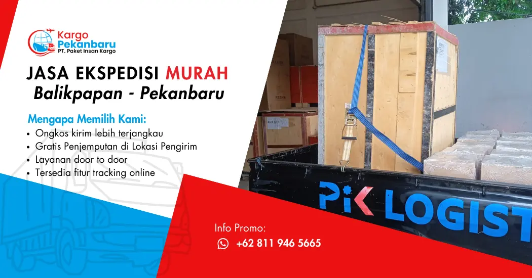 Jasa Ekspedisi Murah Balikpapan ke Pekanbaru