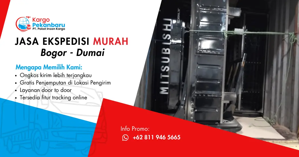 Jasa Ekspedisi Murah Bogor ke Dumai
