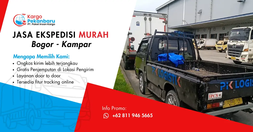 Jasa Ekspedisi Murah Bogor ke Kampar