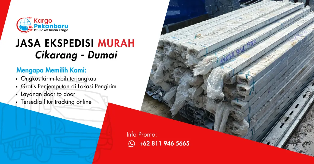 Jasa Ekspedisi Murah Cikarang ke Dumai