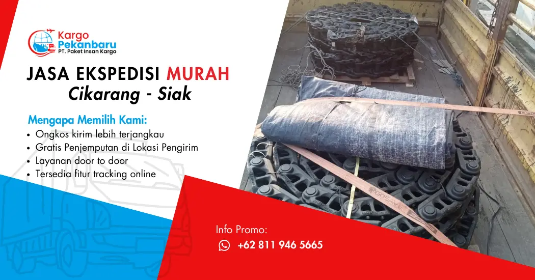Jasa Ekspedisi Murah Cikarang ke Siak