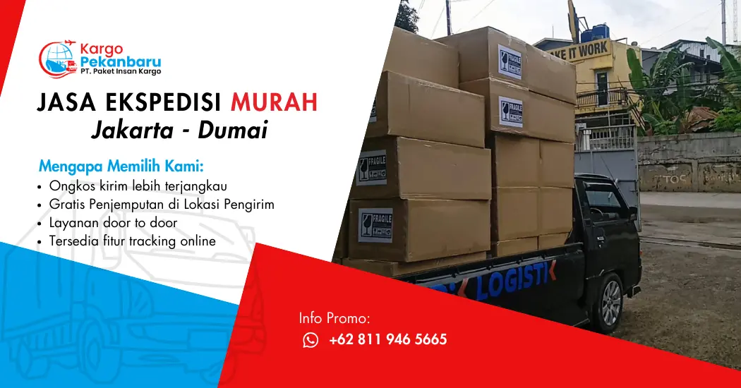 Jasa Ekspedisi Murah Jakarta ke Dumai
