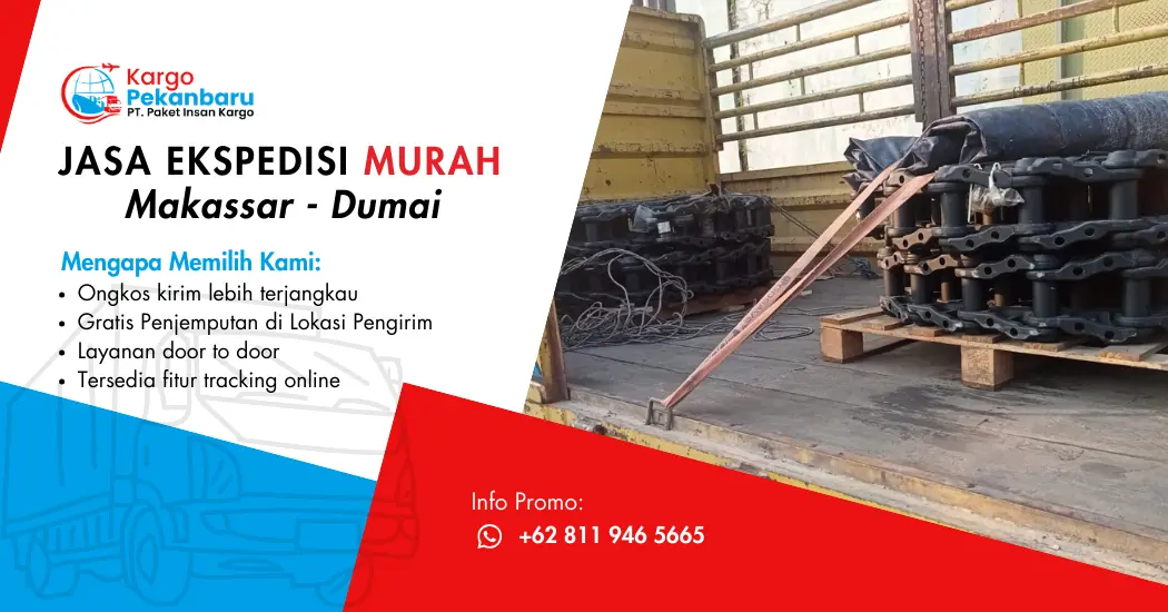 Jasa Ekspedisi Murah Makassar ke Dumai