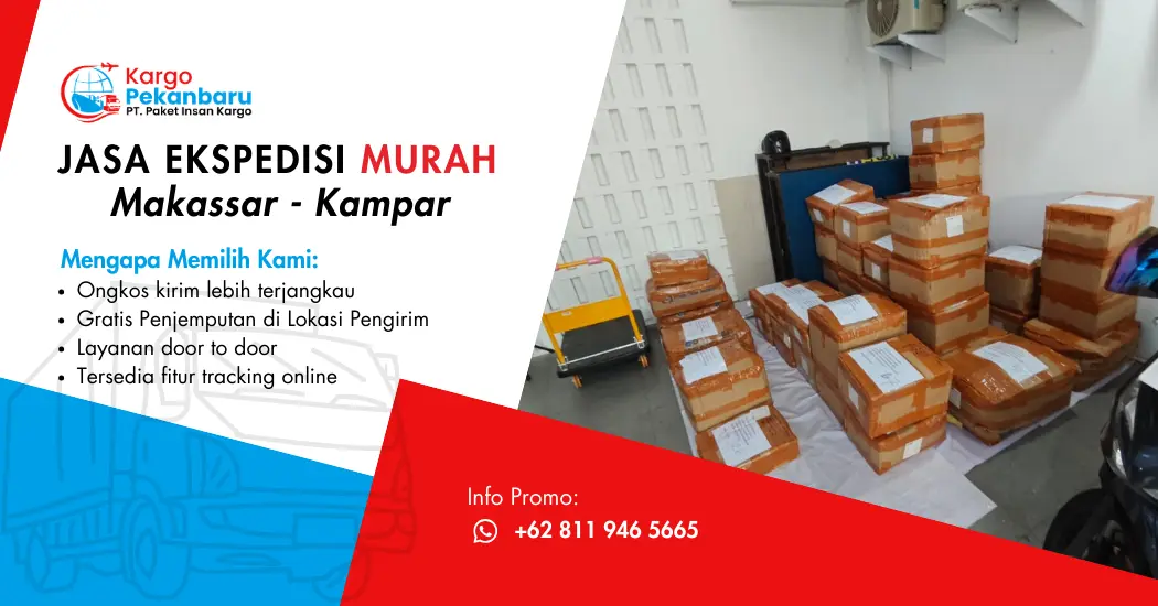 Jasa Ekspedisi Murah Makassar ke Kampar