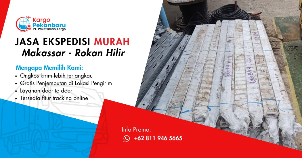 Jasa Ekspedisi Murah Makassar ke Rokan Hilir
