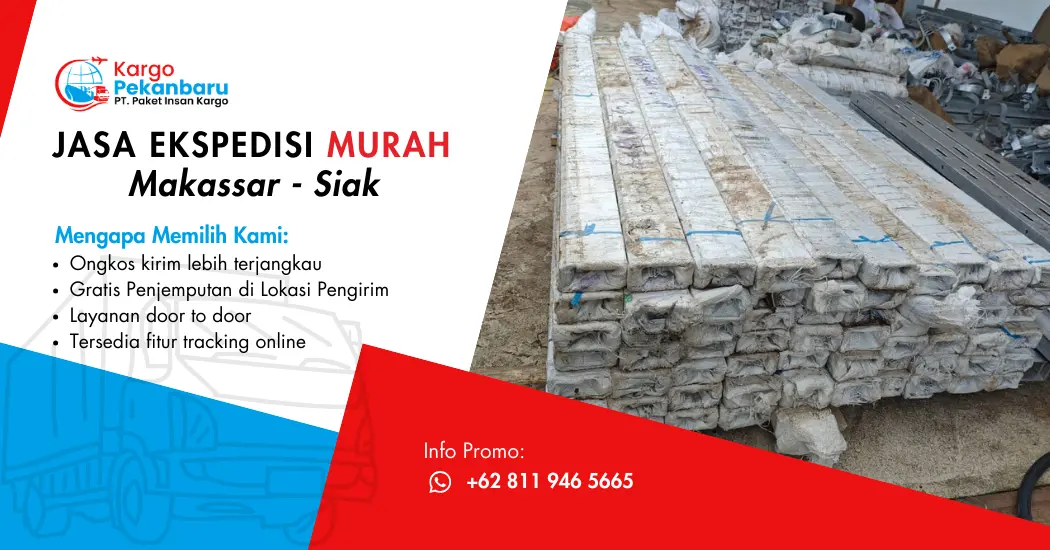 Jasa Ekspedisi Murah Makassar ke Siak