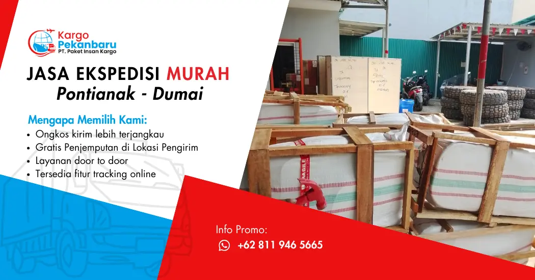 Jasa Ekspedisi Murah Pontianak ke Dumai