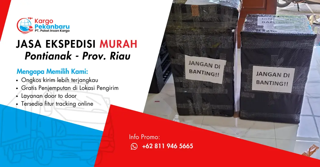 Jasa Ekspedisi Murah Pontianak ke Riau