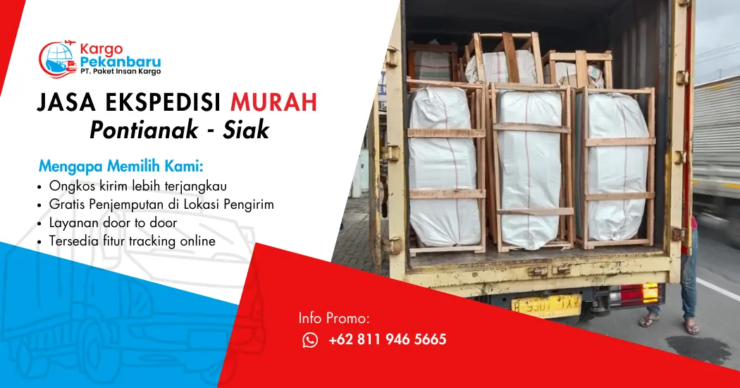 Jasa Ekspedisi Murah Pontianak ke Siak