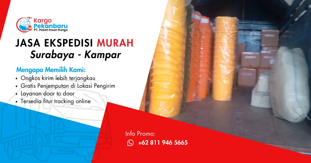 Jasa Ekspedisi Murah Surabaya ke Kampar