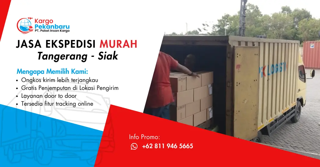 Jasa Ekspedisi Murah Tangerang ke Siak